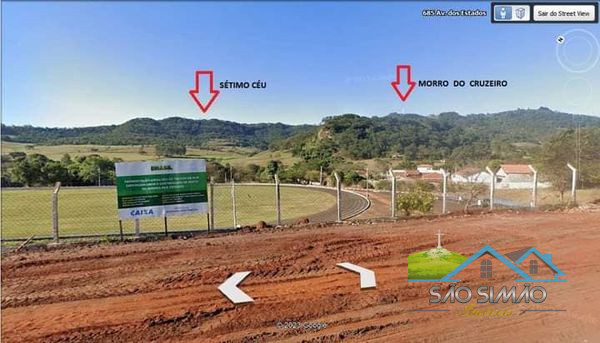 Terreno a venda no condomínio Sétimo Céu  em São Simão SP, Com uma Vista privilegiada